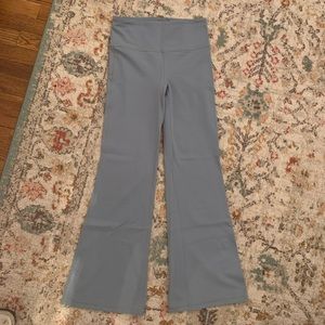 Athleta Light Blue Flare Legging/Yoga Pants